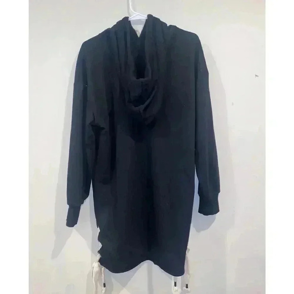 Azalea Black Sweater Dress With Hood - Picture 2 of 4